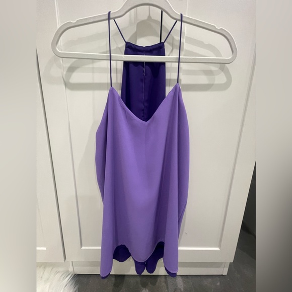 Express 2 Color 2 ways Top Size S - Purple - Picture 2 of 2